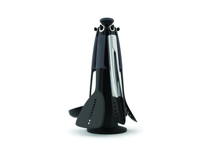 6-Piece Elevate™ Carousel Utensil Set with Tongs