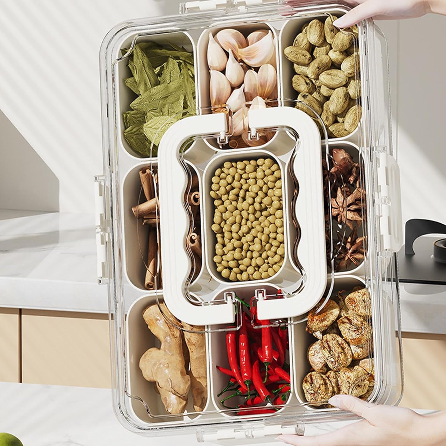 43% off on Gourmet 9-Compartment Snack Box | OneDayOnly