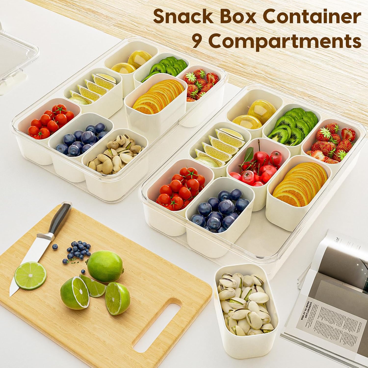 43% off on Gourmet 9-Compartment Snack Box | OneDayOnly