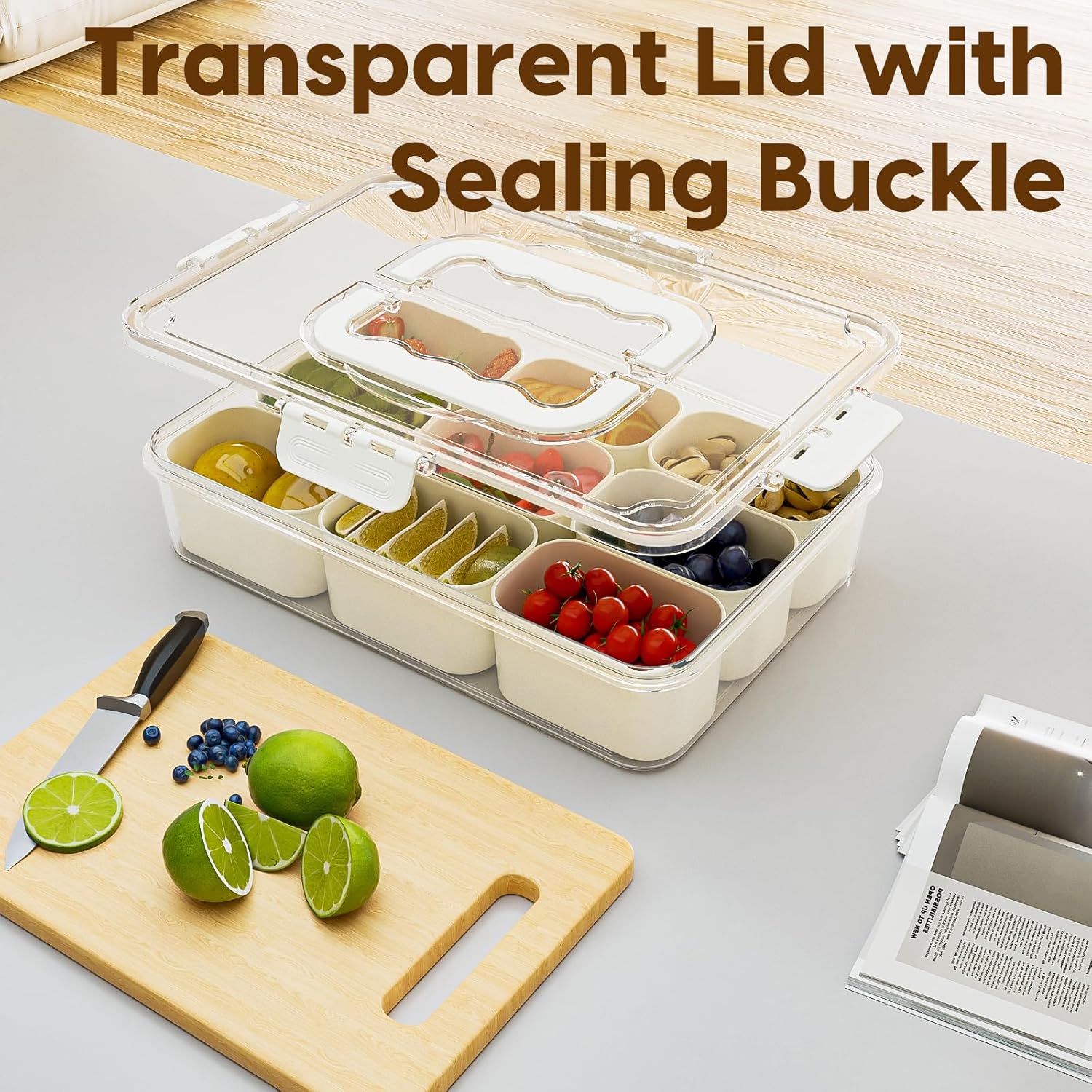 43% off on Gourmet 9-Compartment Snack Box | OneDayOnly
