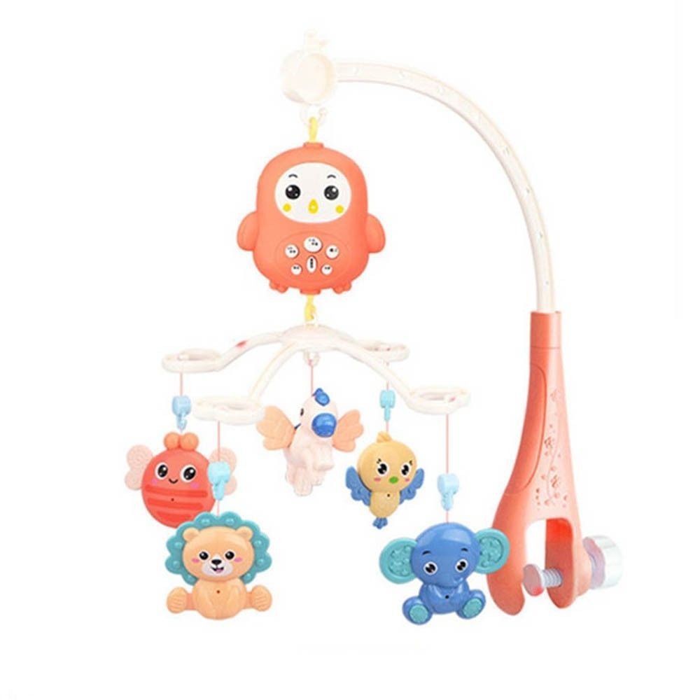 Baby Crib Mobile with Music and Orange Remote