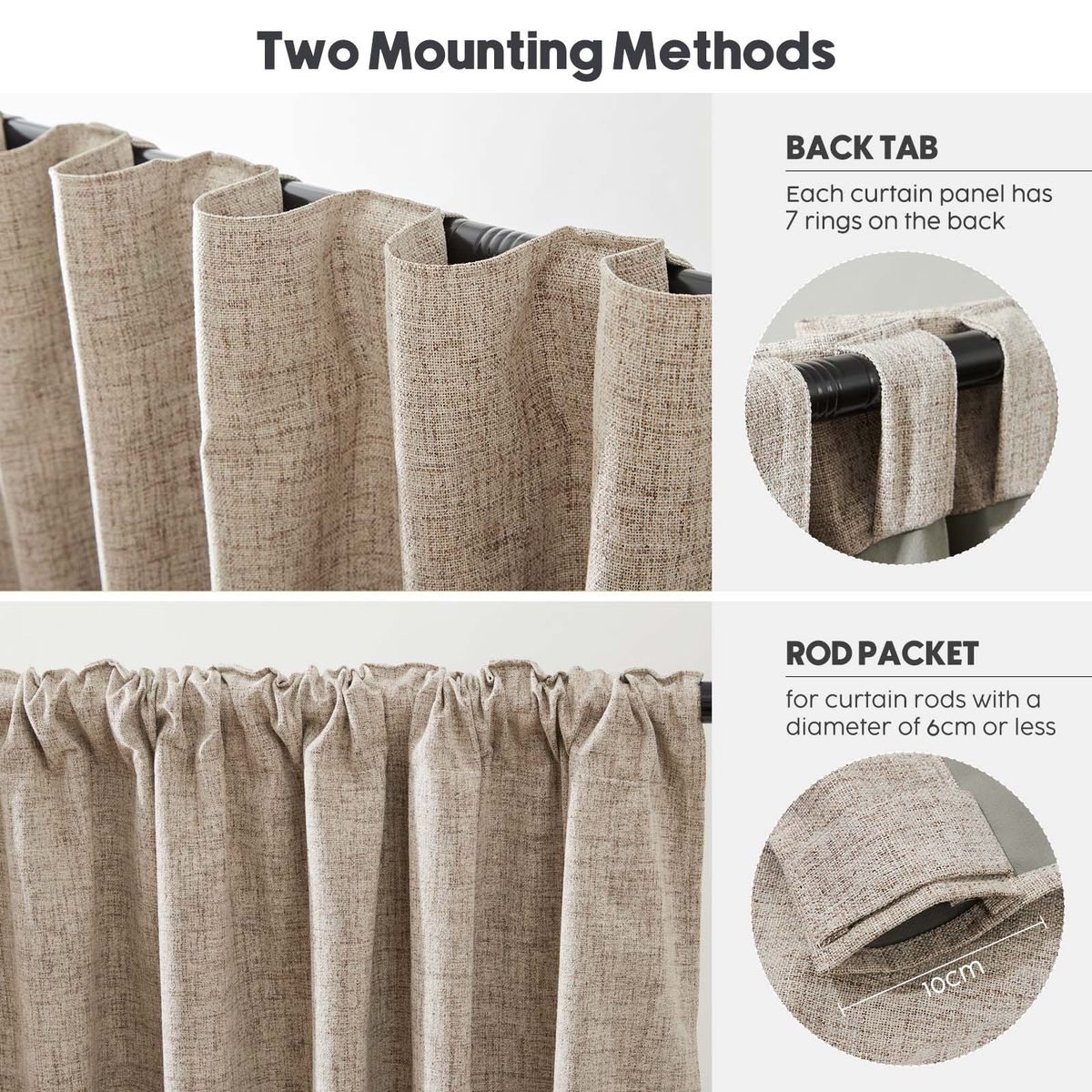 36% off on 2-Piece Blackout Curtains | OneDayOnly