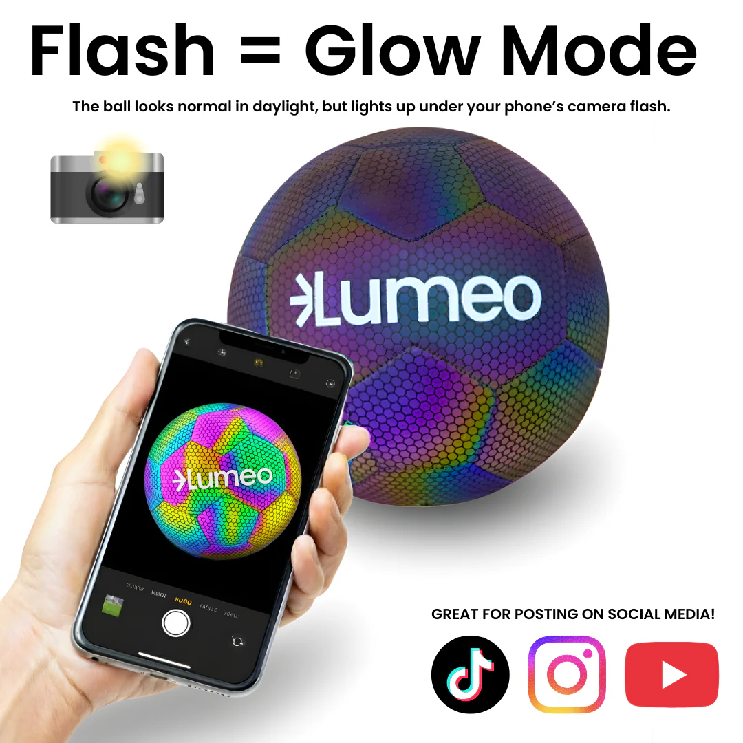 16% off on Lumeo Bright Holographic Soccer Ball | OneDayOnly
