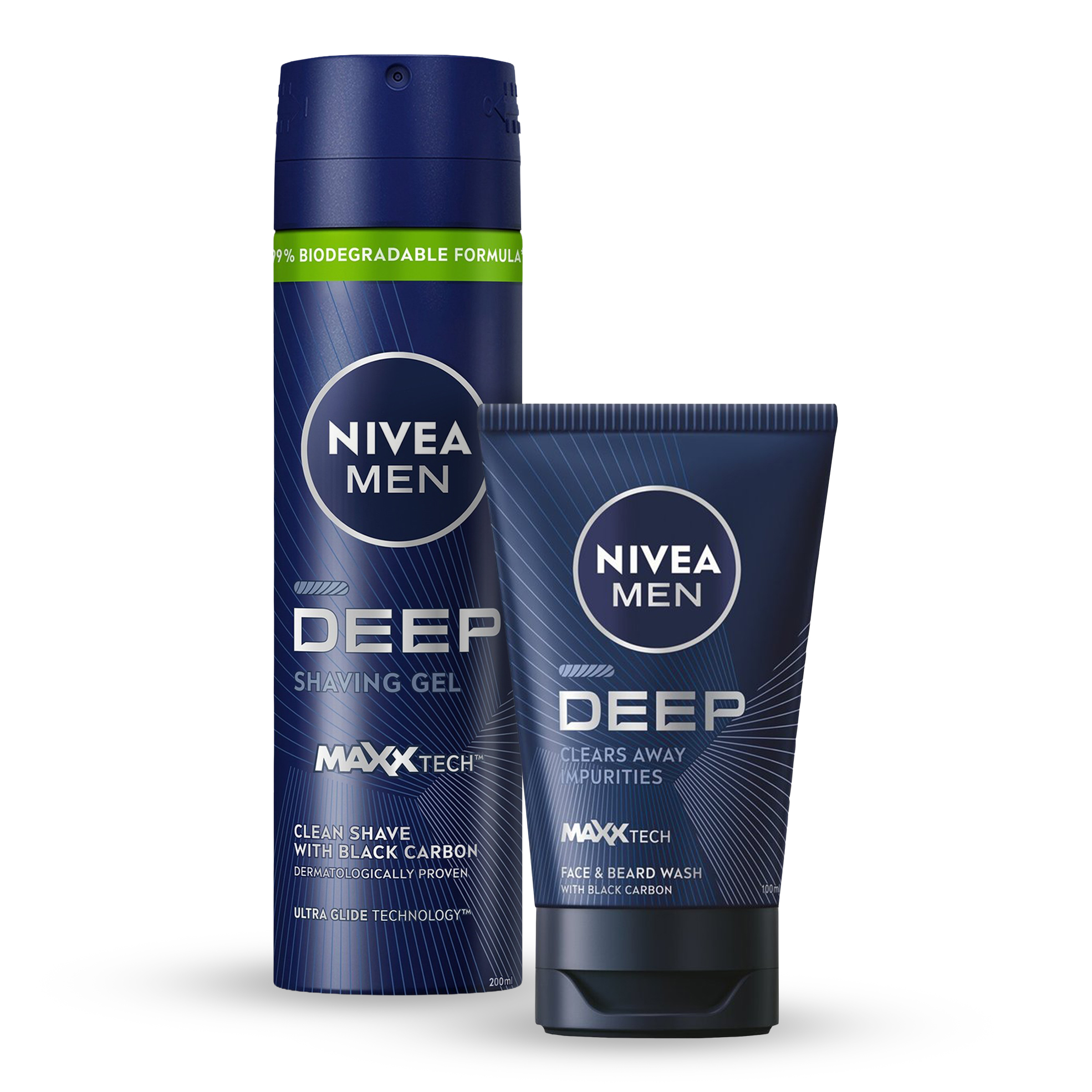 2-Piece Deep Shaving Gel & Cleanser Bundle