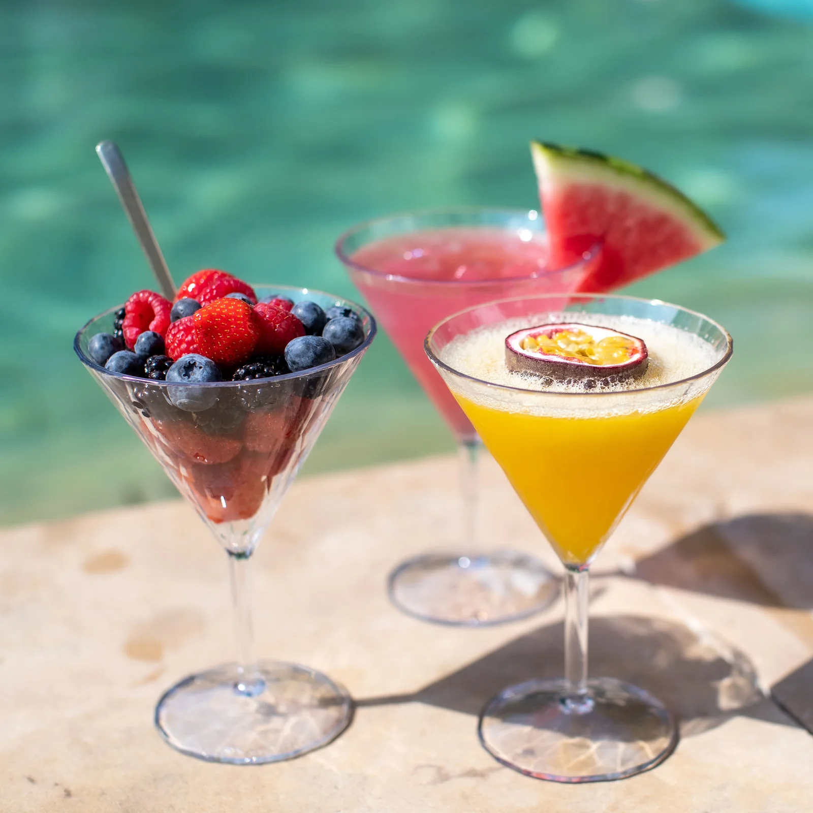 4x 345ml Martini Superglas Glasses