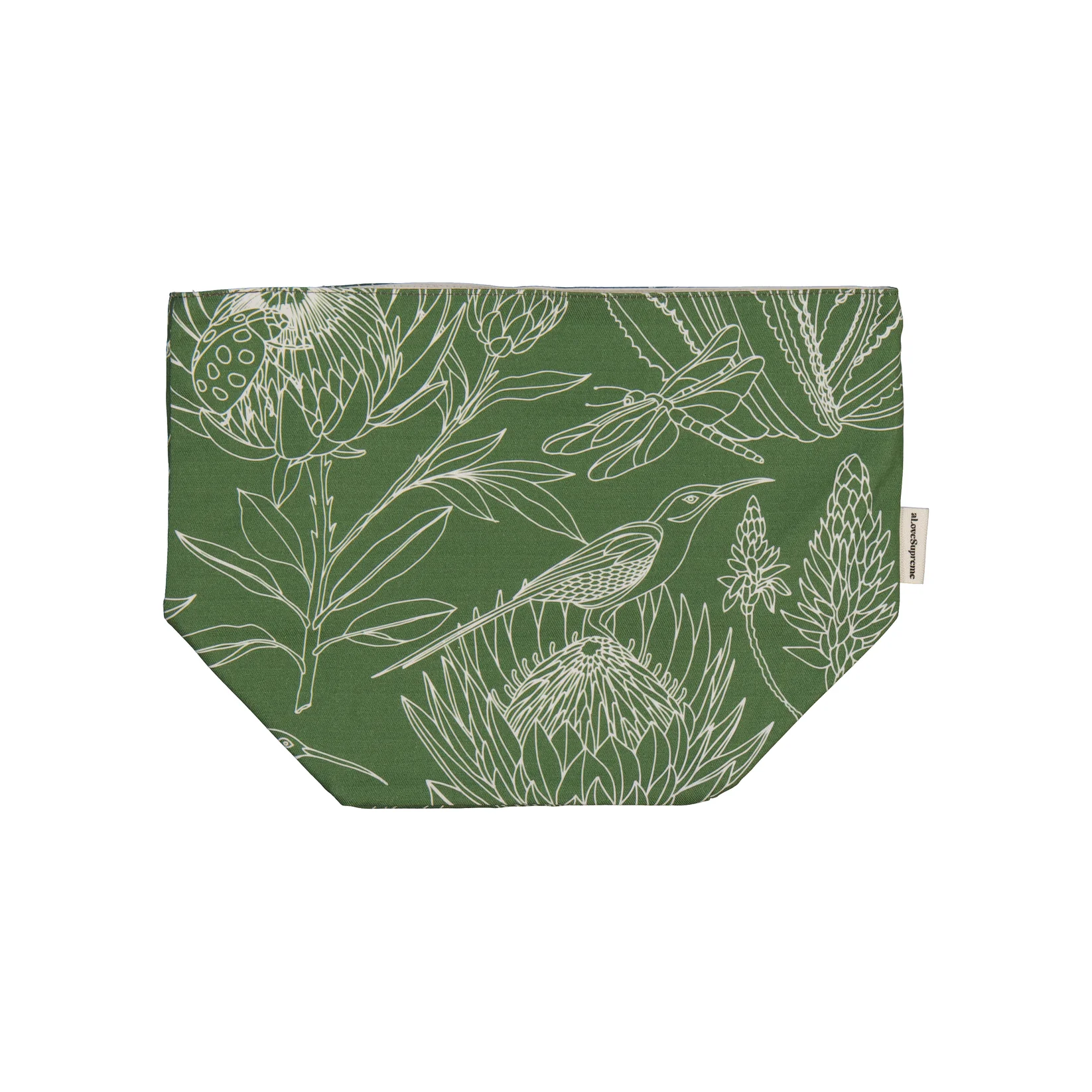 Blooms Essence (Cream on Olive)