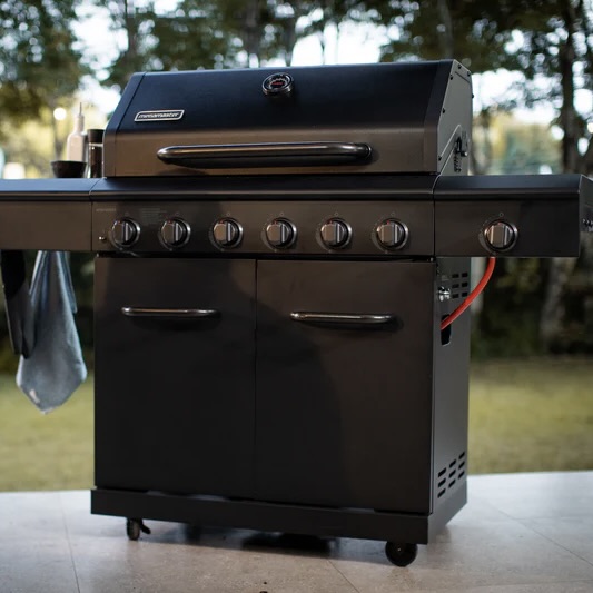 6-Burner Patio Gas Braai with Cover