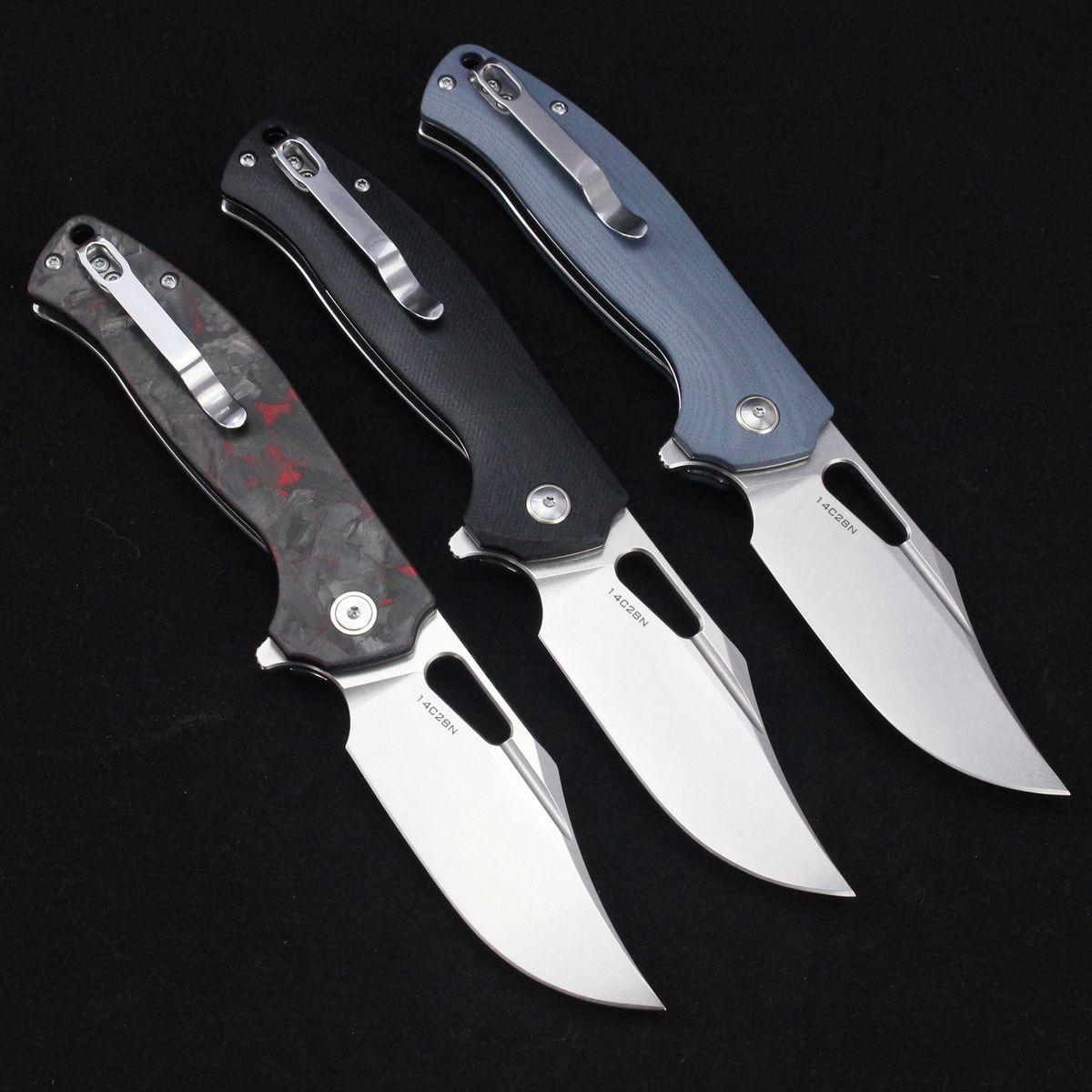 Modified Bowie-Style Folding Knife