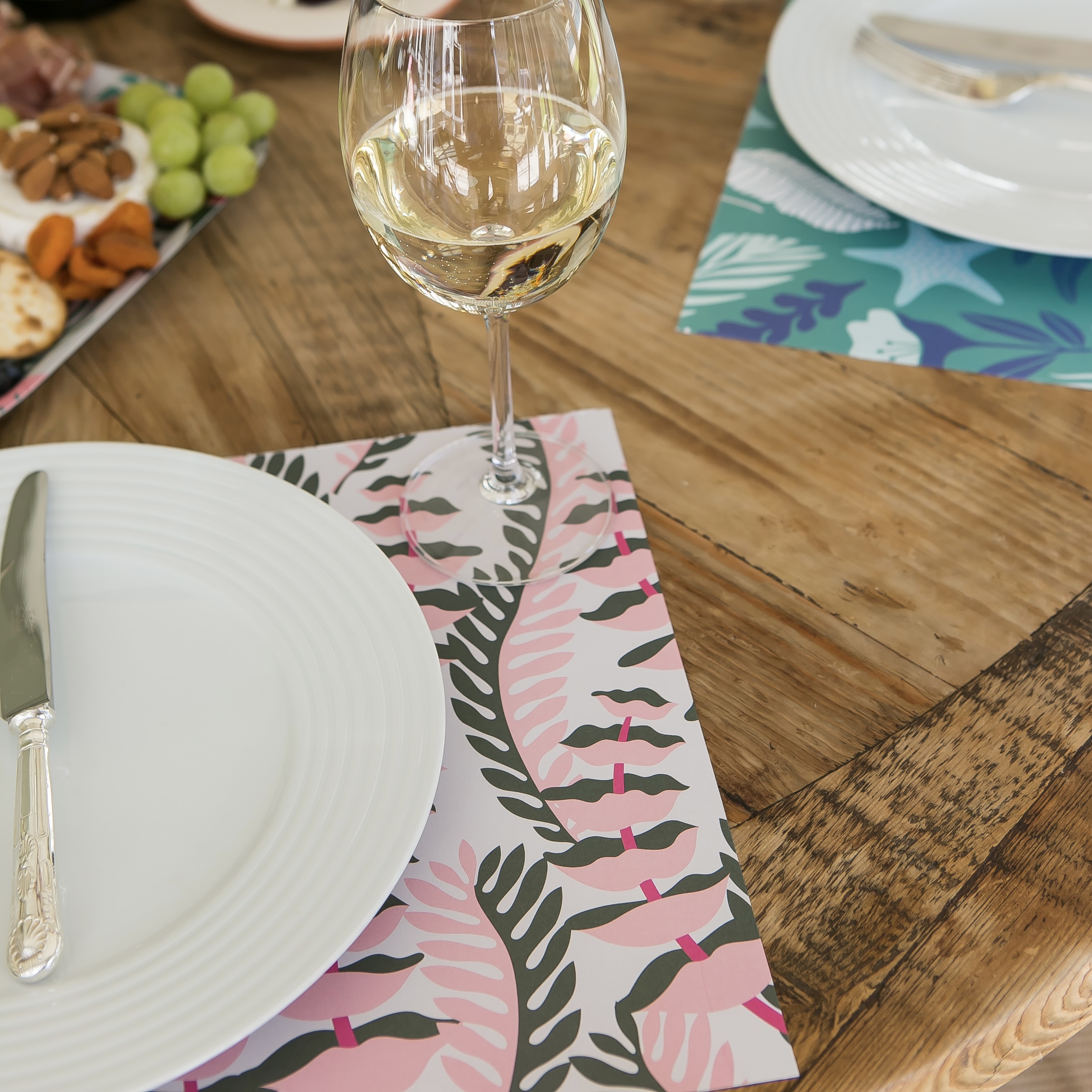 48x Illustrated Paper Placemats