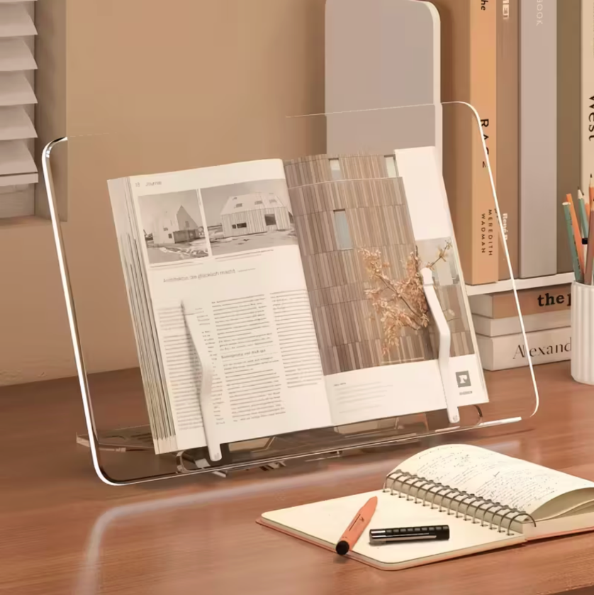 Adjustable Acrylic Tablet and Book Stand