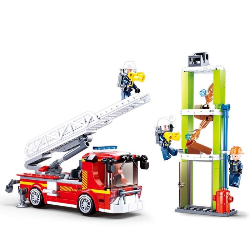 343-Piece Fire Engine Building Blocks