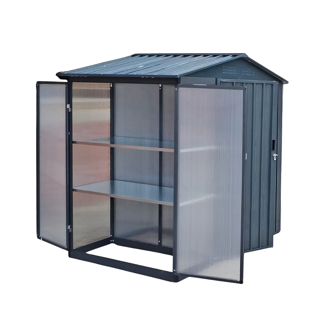 60% off on Green House Galvanised Steel Garden Shed | OneDayOnly