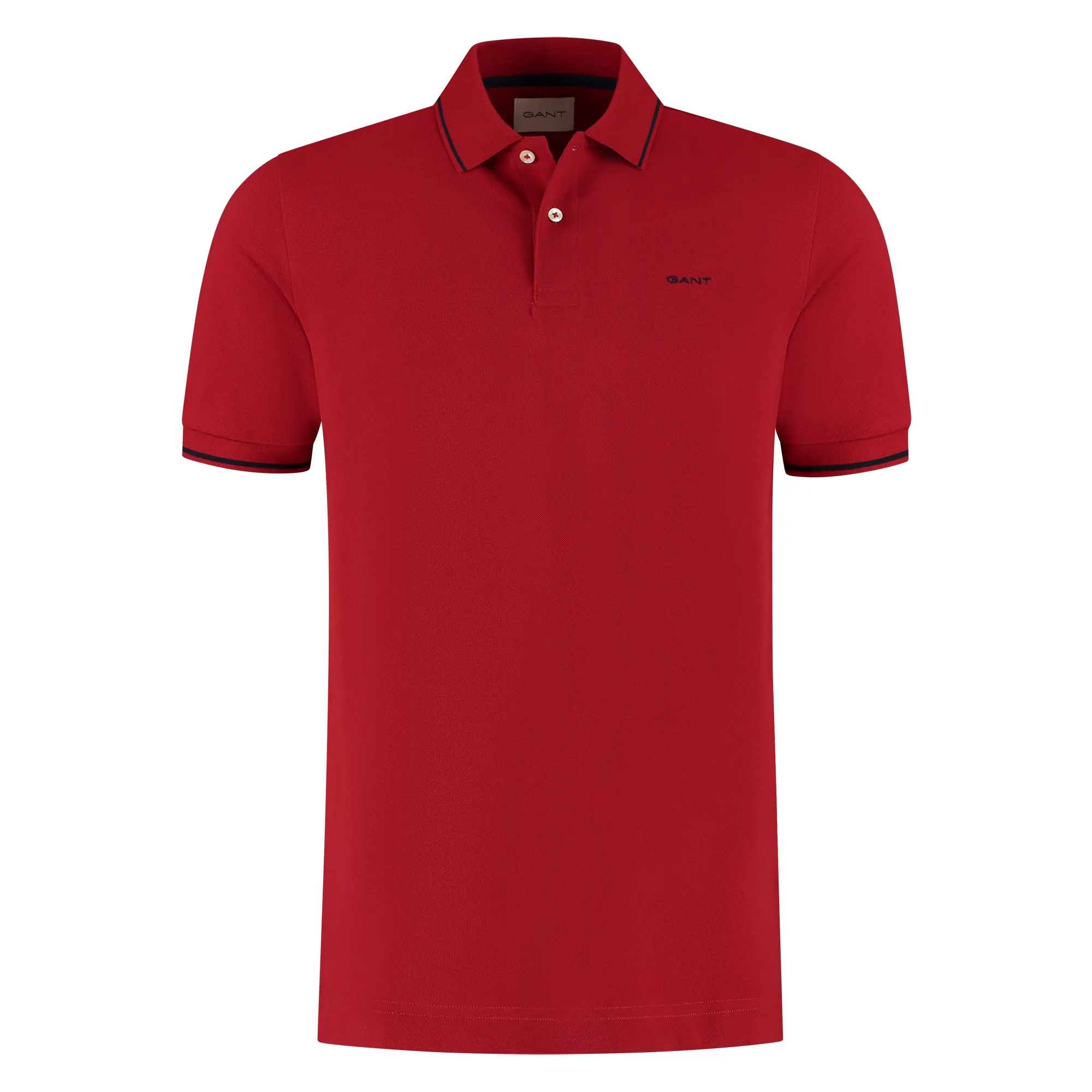 Men's Tipping Short Sleeve Rugger Polo Shirt