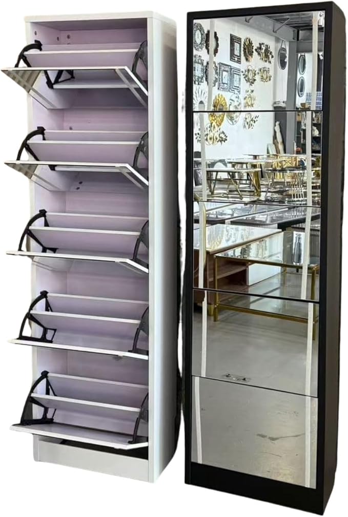 33% off on 5-Tier Dual Mirror Shoe Cabinet | OneDayOnly