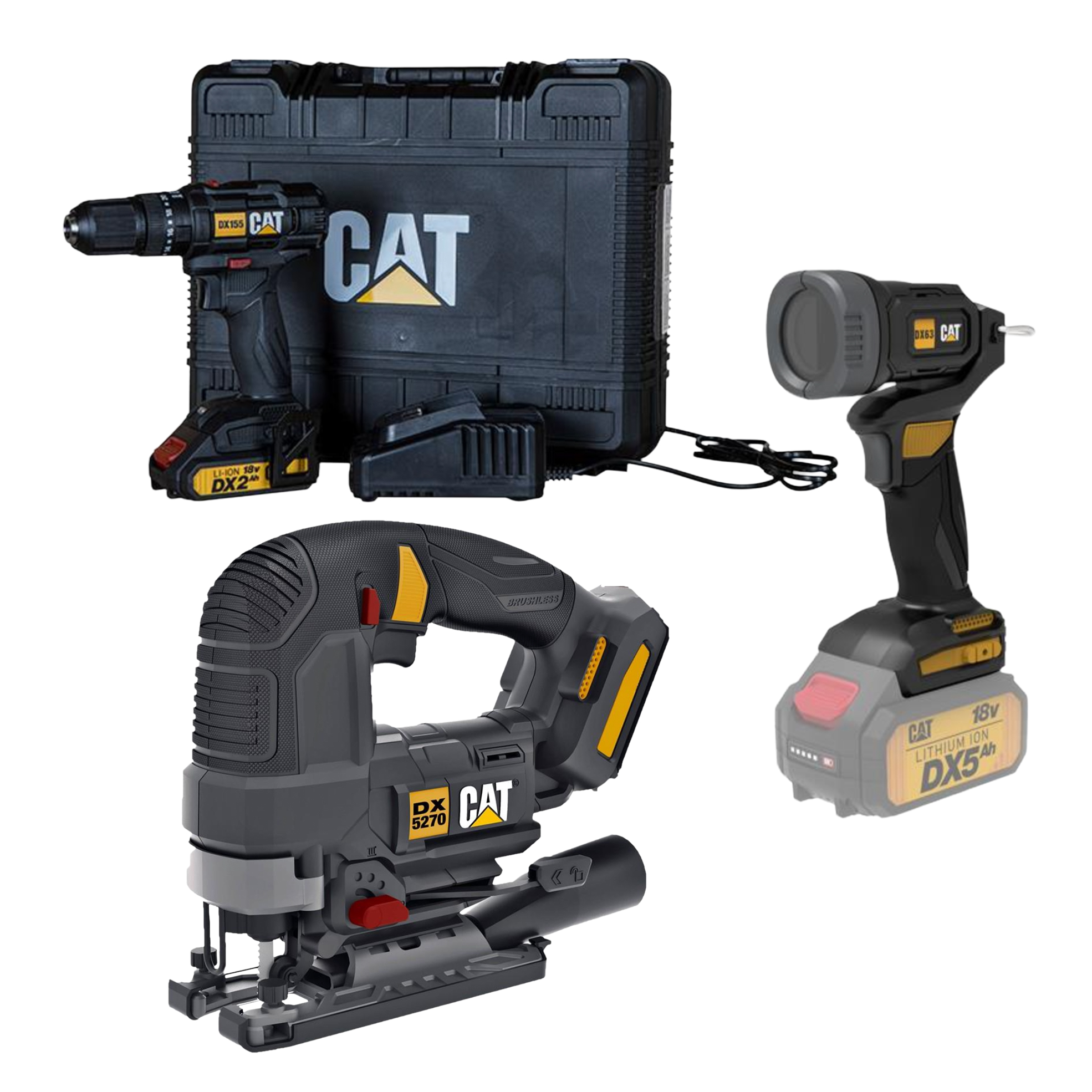 3-Piece 18V DIY Starter Tool Combo Kit