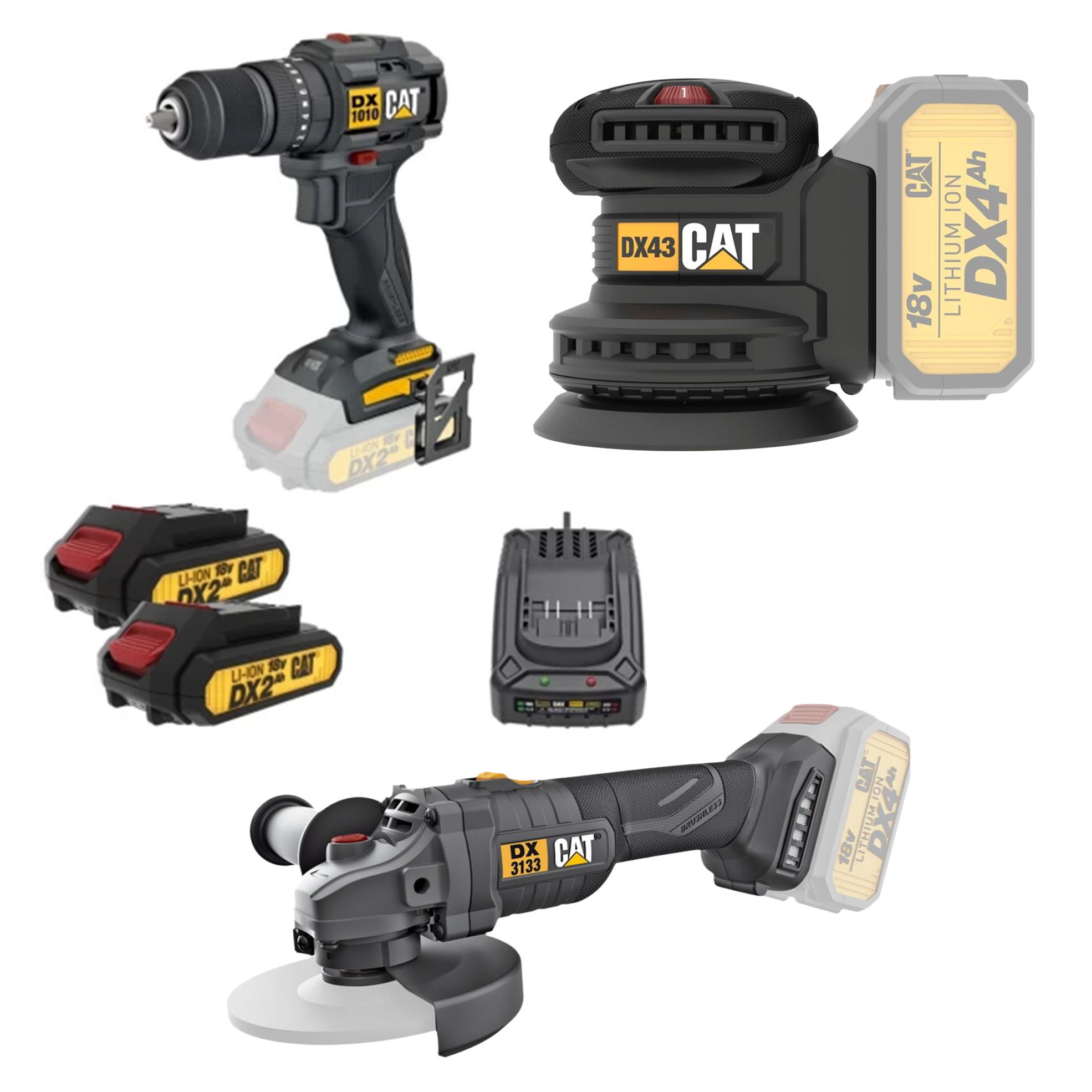 3-Piece 18V Essential Power Tool Combo Kit