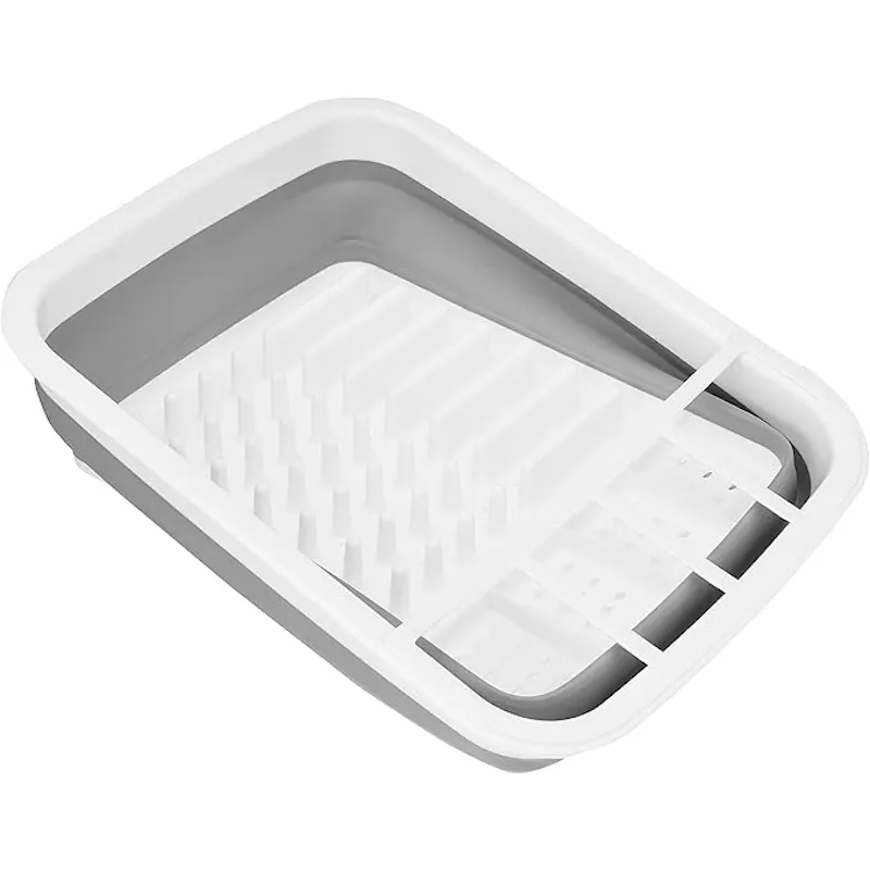 Collapsable Racks Plastic 32% off on Collapsible Plastic Dish Drainer Rack | OneDayOnly