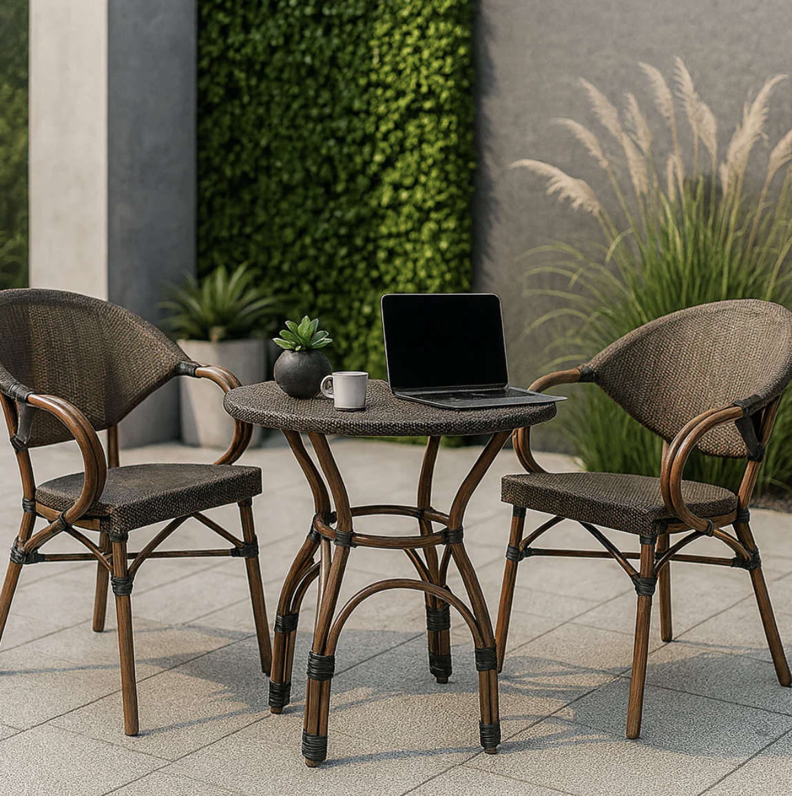 Rustic Outdoor Bistro Set