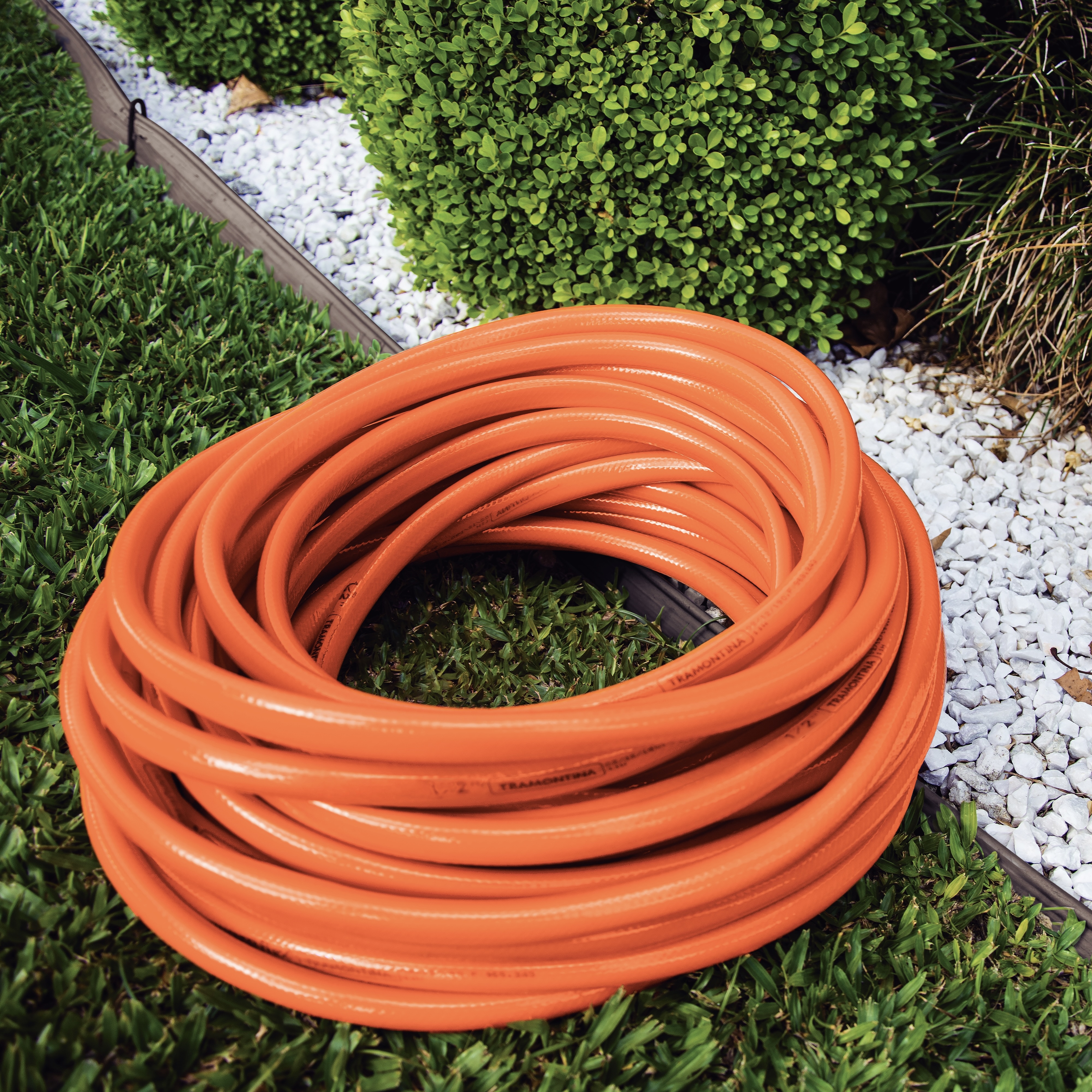 20m 1/2" PVC 3-Layer Multi Hose with Quick Couplings and Nozzle
