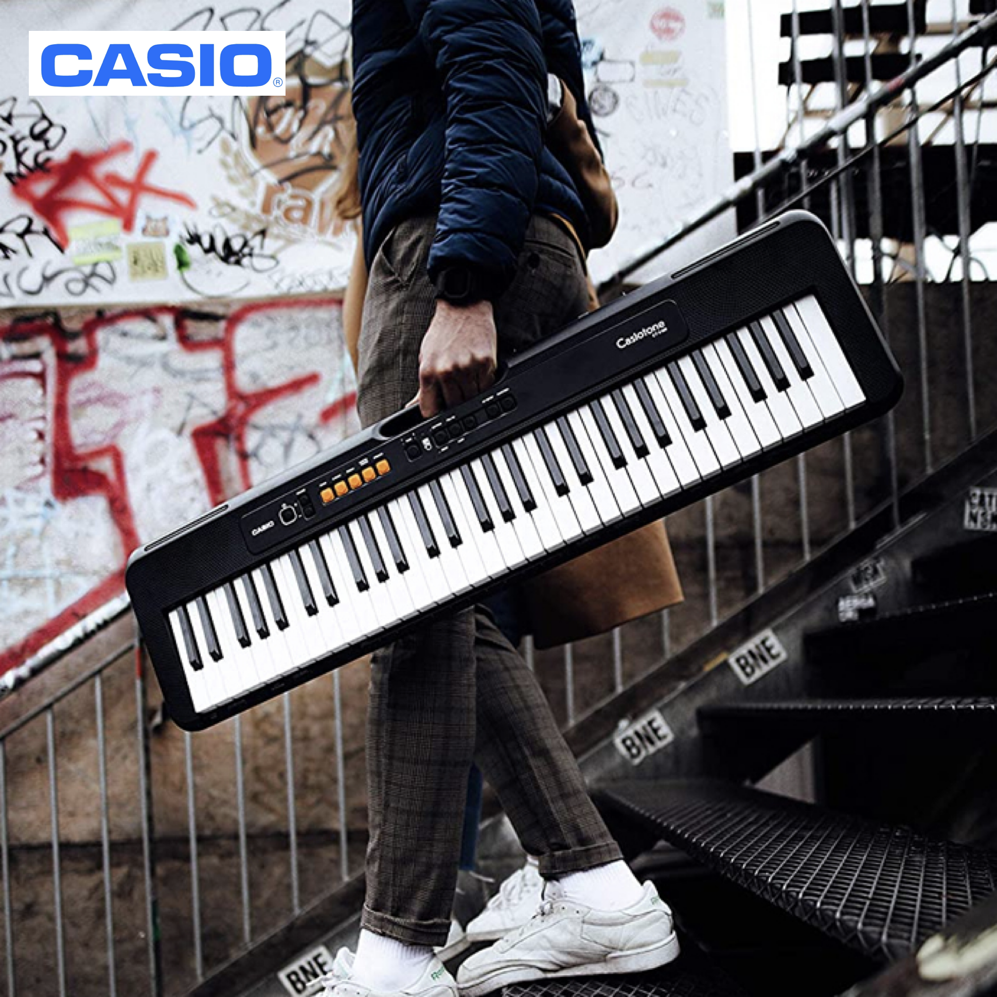 61 Key 122 Tone Slim Design Casiotone Keyboard