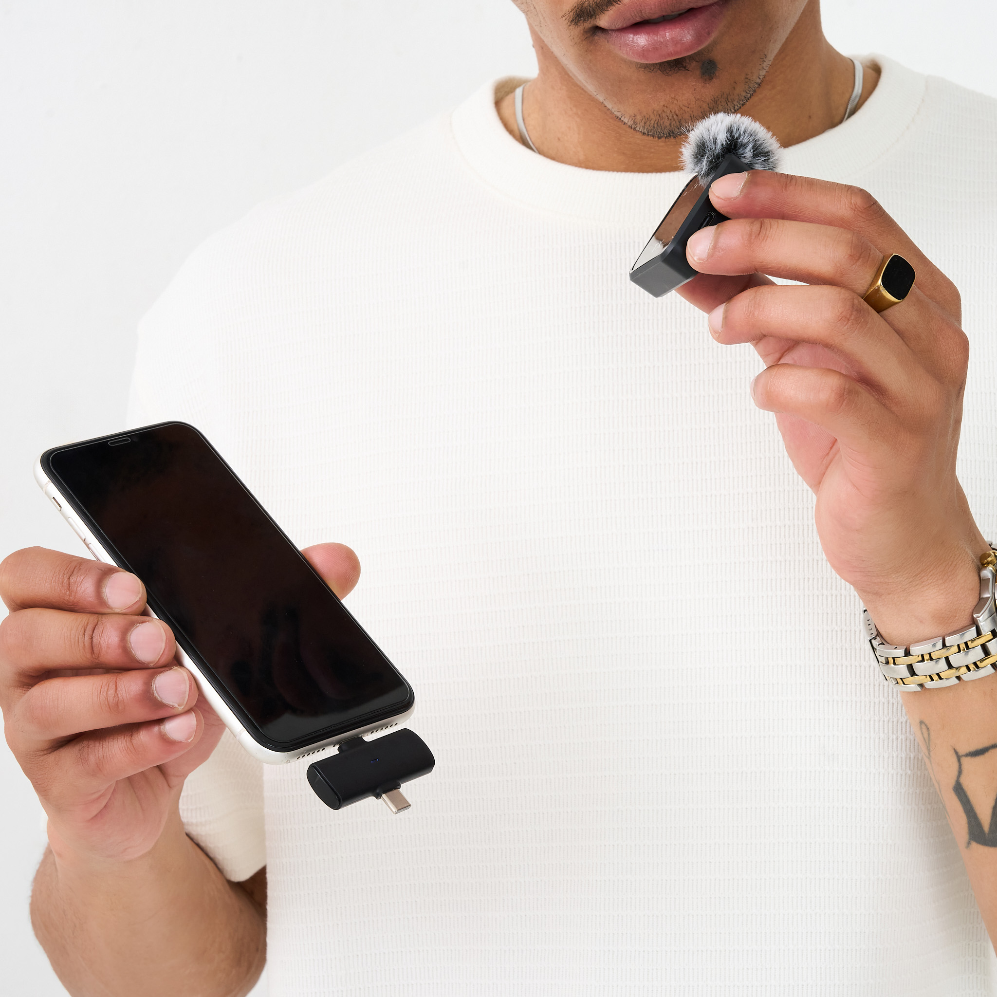 2-in-1 Wireless Noise Reduction Microphone