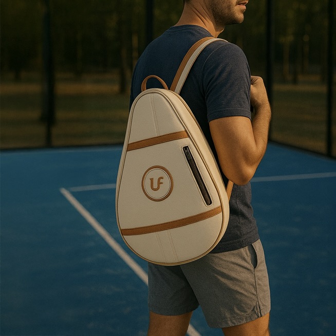 Genuine Leather Padel Racket Bag