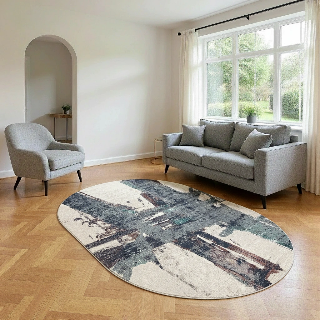 Modern Oval Rug Collection