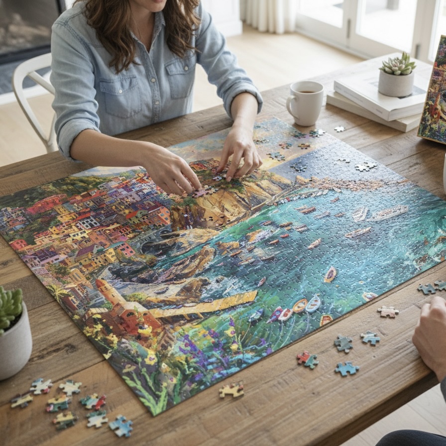 Satin Finish Family Puzzle