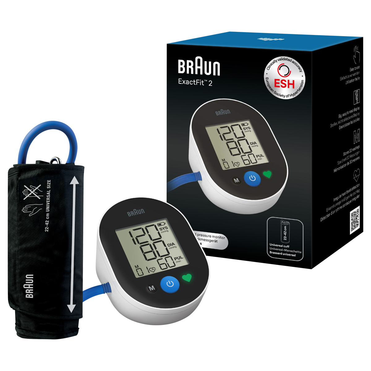 ExactFit 2 Upper Arm Blood Pressure Monitor