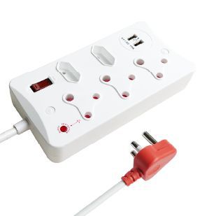 2x Surge Protected Multi-Plugs