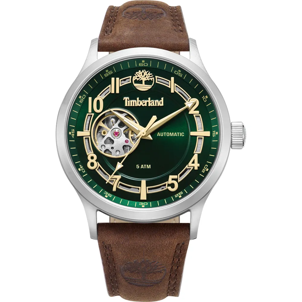 Men's Langerbuck Green Analog Leather Watch