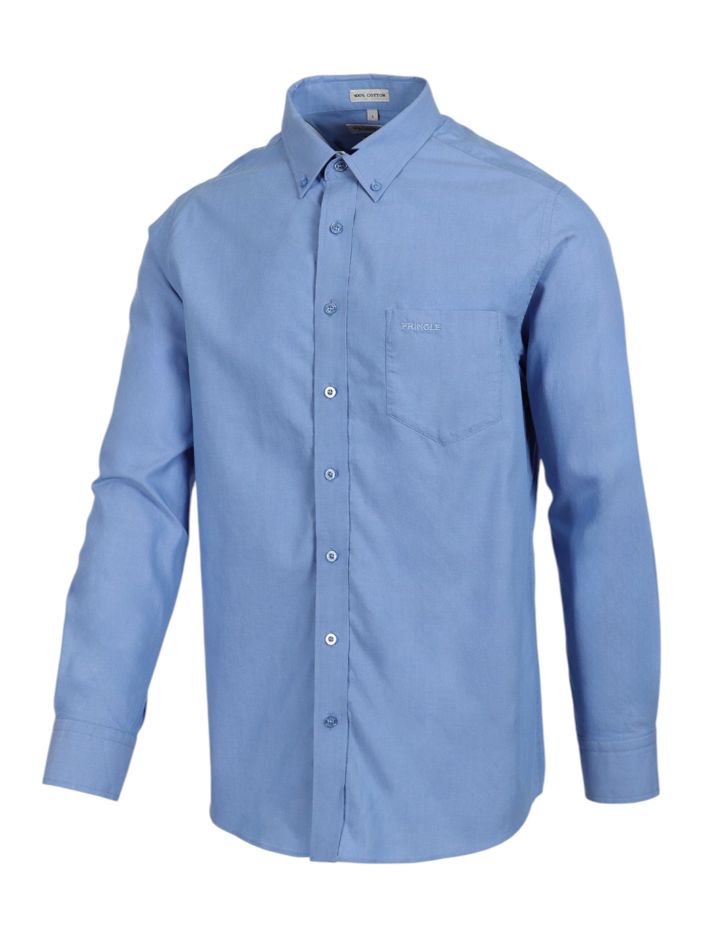 Men's Andrew Blue Long Sleeve Classic Shirt