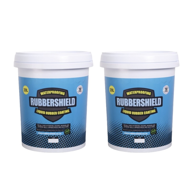 2x 20L Eco-Friendly Liquid Rubber Roof Sealant