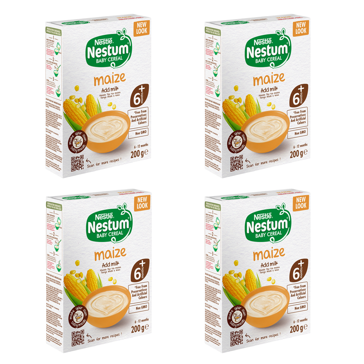 4x 200g Nestum Baby Cereals