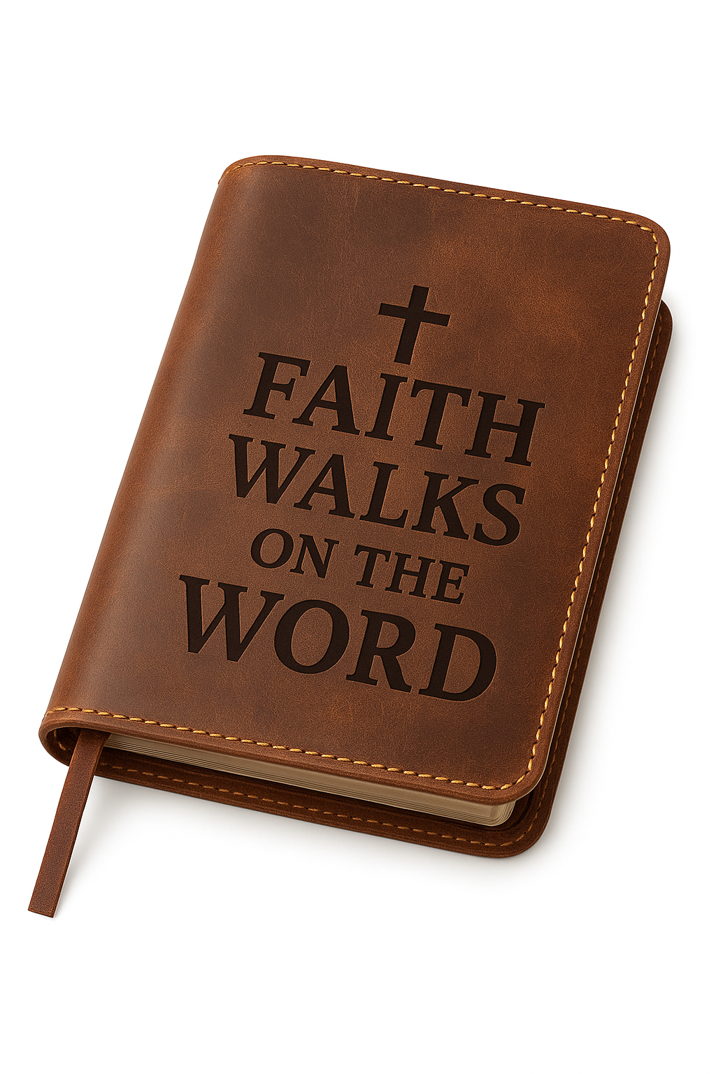 Genuine Leather Engraved Bible Cover