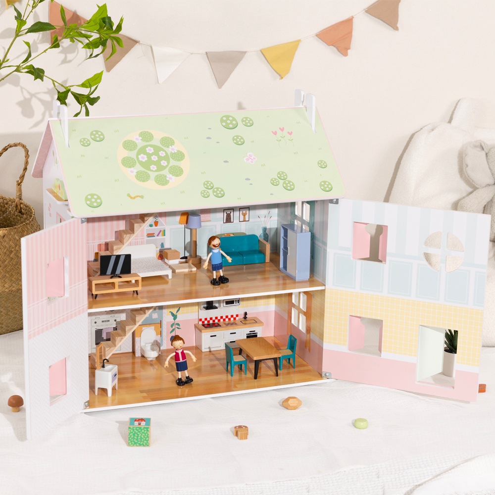 2-Storey Wooden Doll House