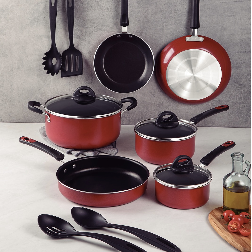 13-Piece Non-Stick Aluminum Cookware Set