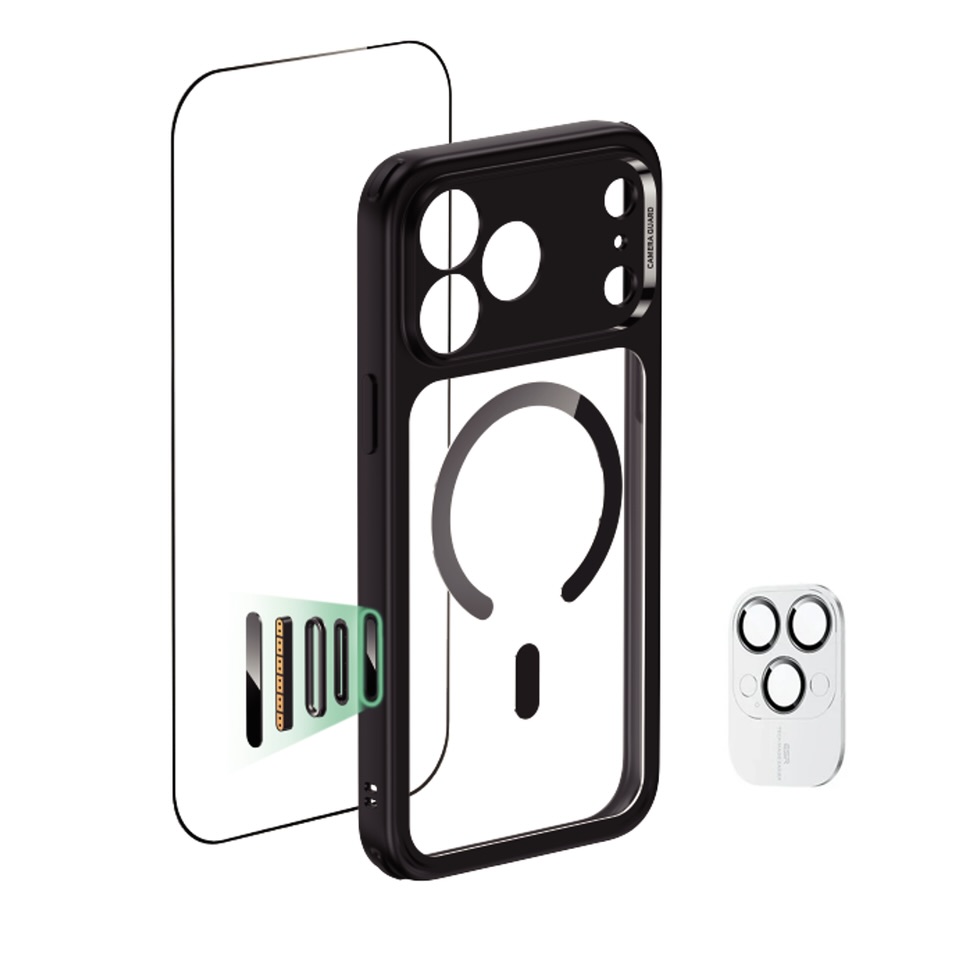 Classic Hybrid Magnetic Case Bundle Compatible for iPhone 17 Pro Variants