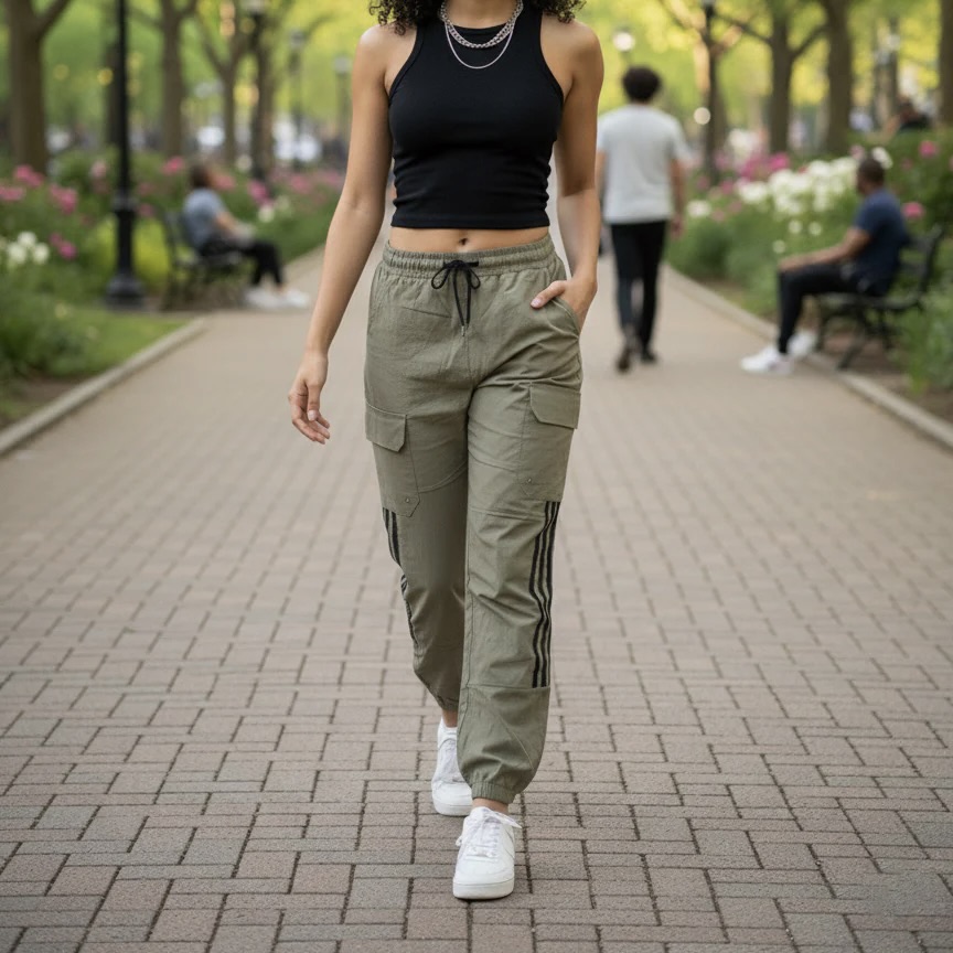 Ladies Utility Cargo Pants