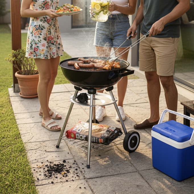 44cm Deluxe Charcoal Kettle Braai