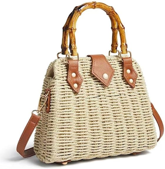 Mia Woven Straw Bag