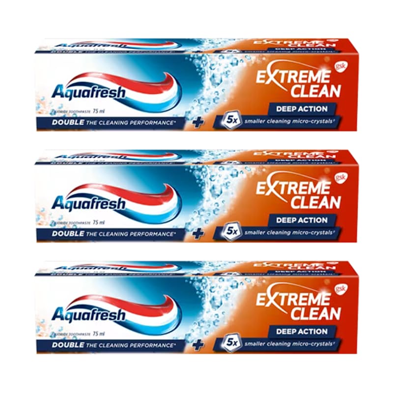32% off on 3x 75ml Extreme Clean Toothpastes | OneDayOnly