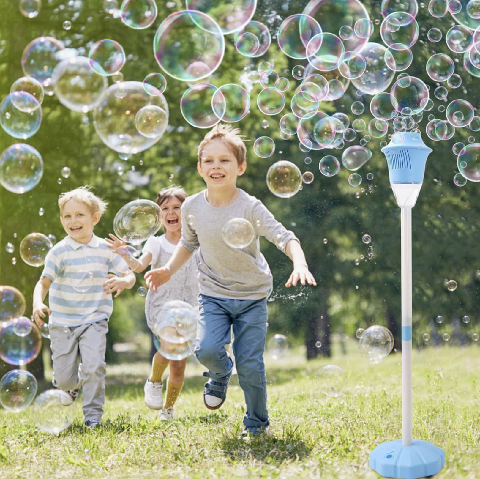 Adjustable Standing Bubble Machine