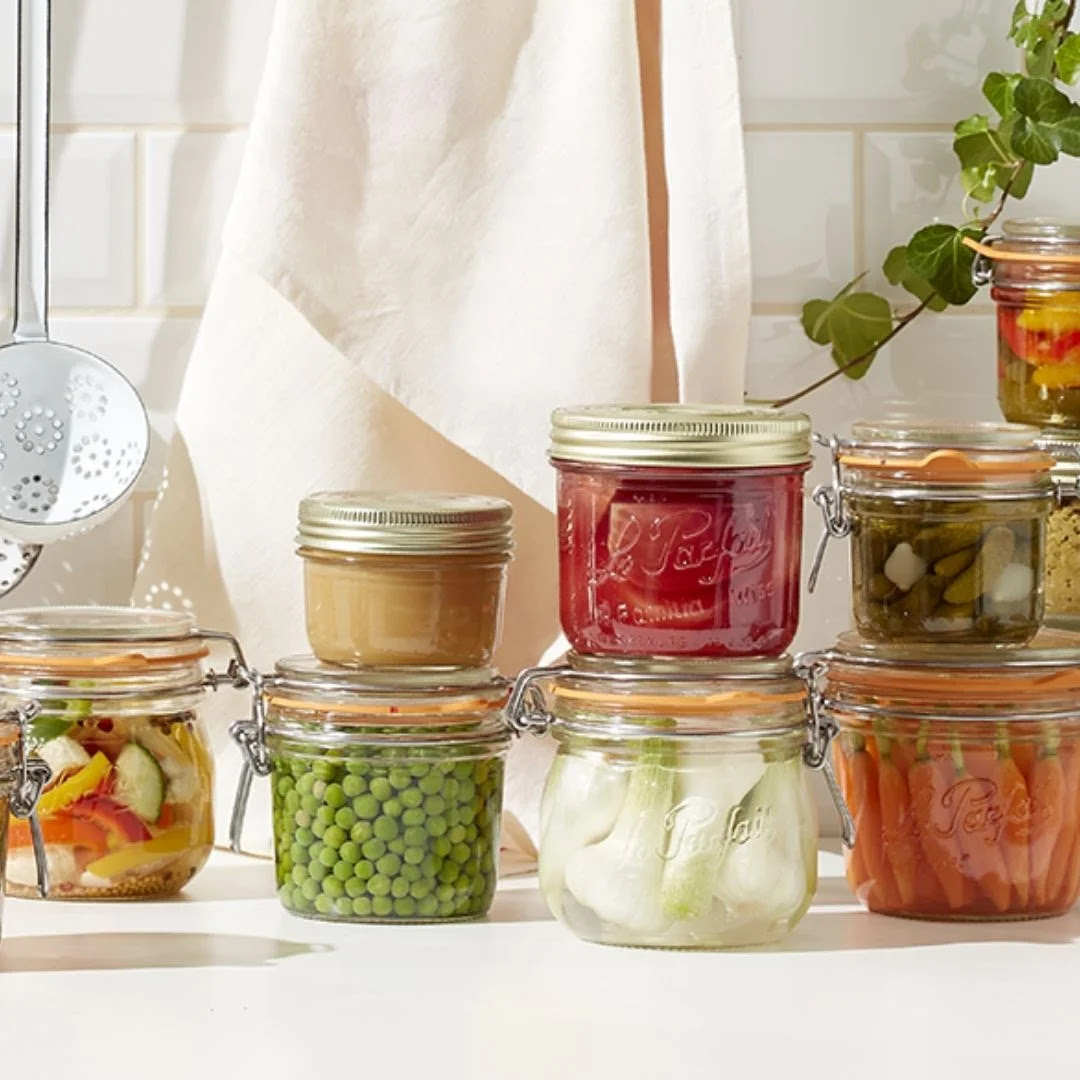 12x 500ml Mason Jars with Traditional Metal Lid
