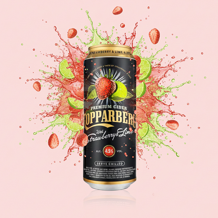 24x 500ml Strawberry and Lime Flavoured Ciders