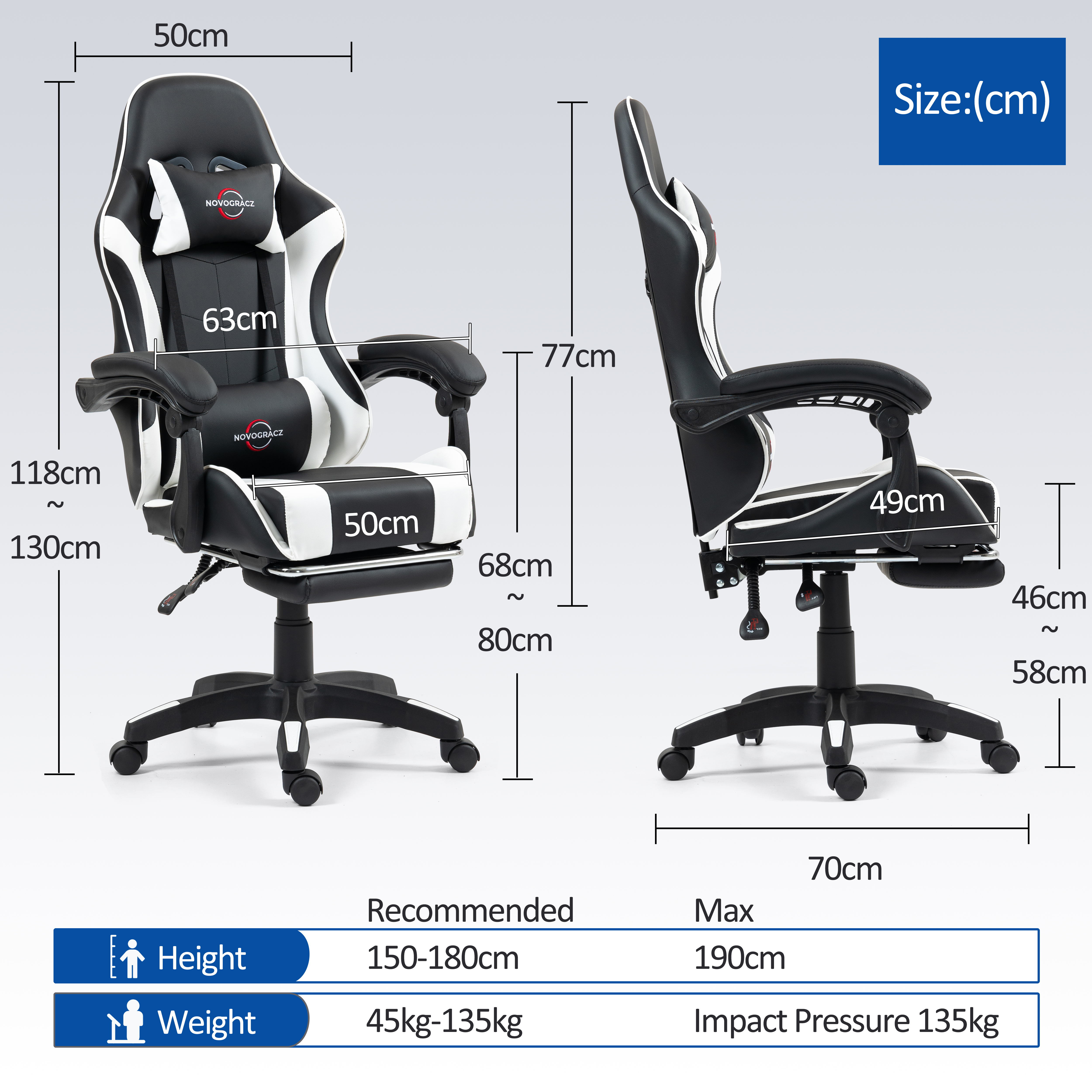 40% off on Novogracz eSports X Pro Gaming Chair | OneDayOnly