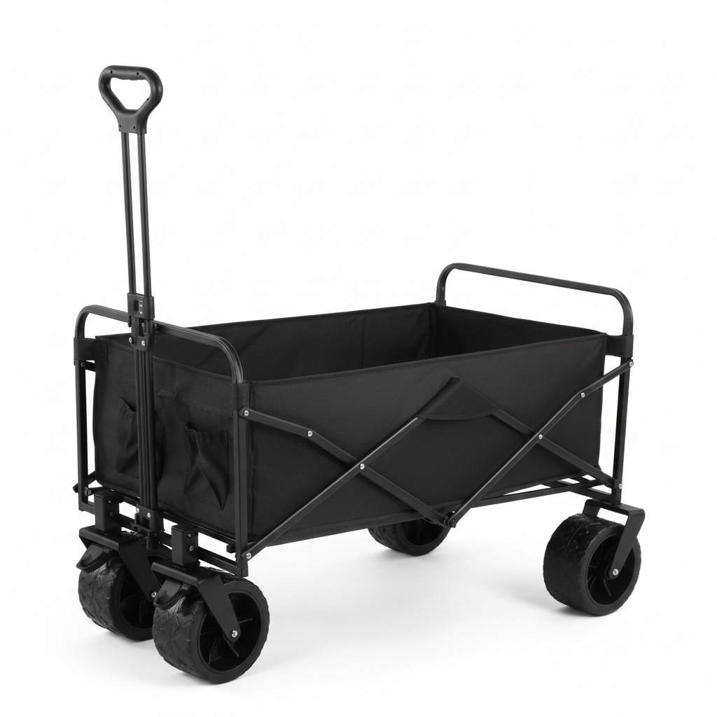 Foldable Outdoor Camping Storage Trolley