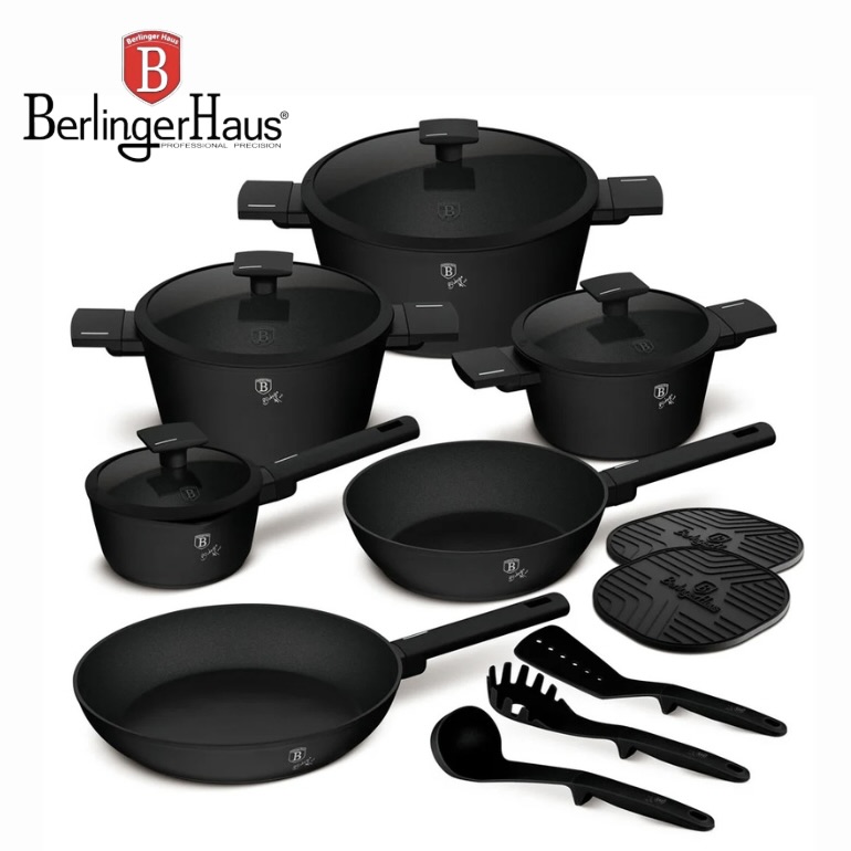 15-Piece Non-Stick Cookware Set