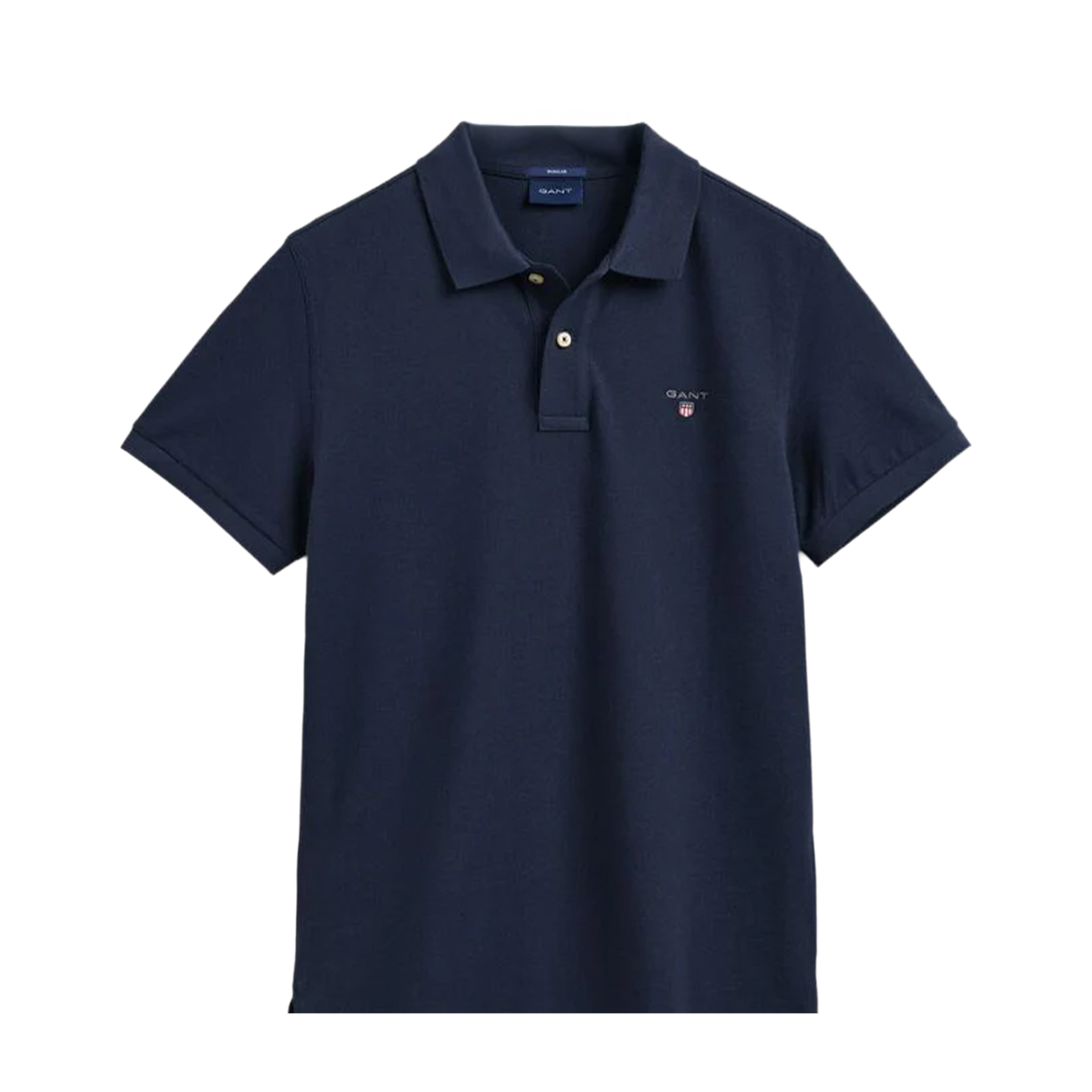 Men's Slim Pique Short Sleeve Rugger Navy Golfer
