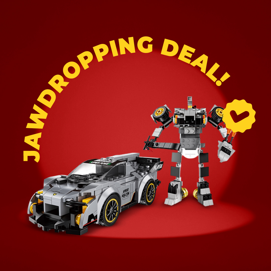 77% off on Building Blocks Racing Car | OneDayOnly